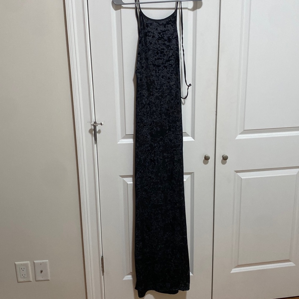 Beige Botany Velour Dress